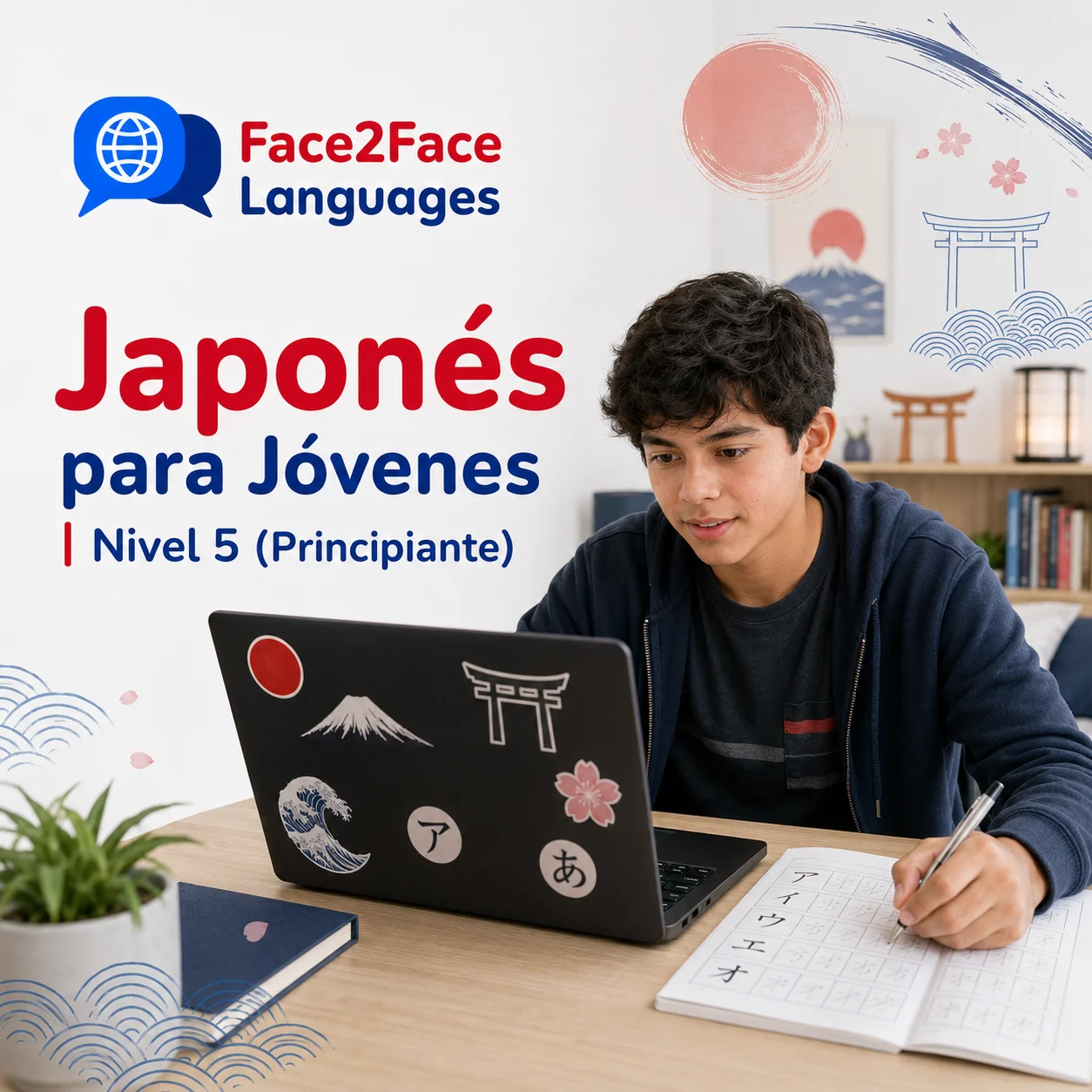 Japonés para principiantes | Edades: 12 años o más.