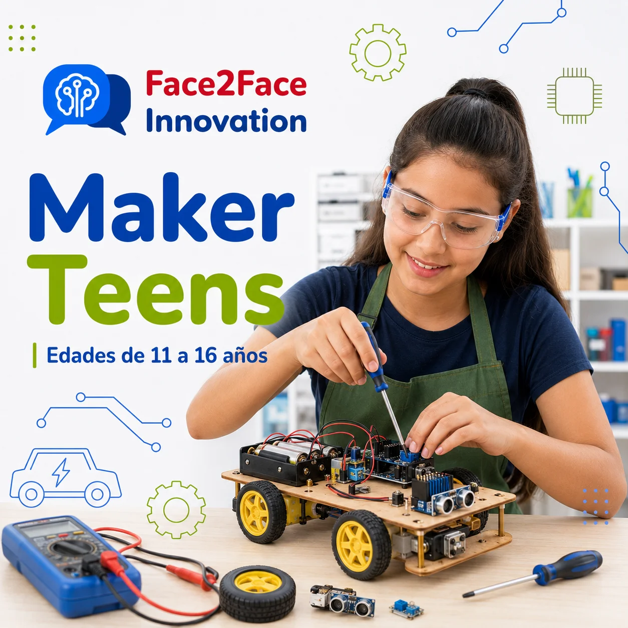 Maker Teens 1 | De lo mecánico a lo electrónico.